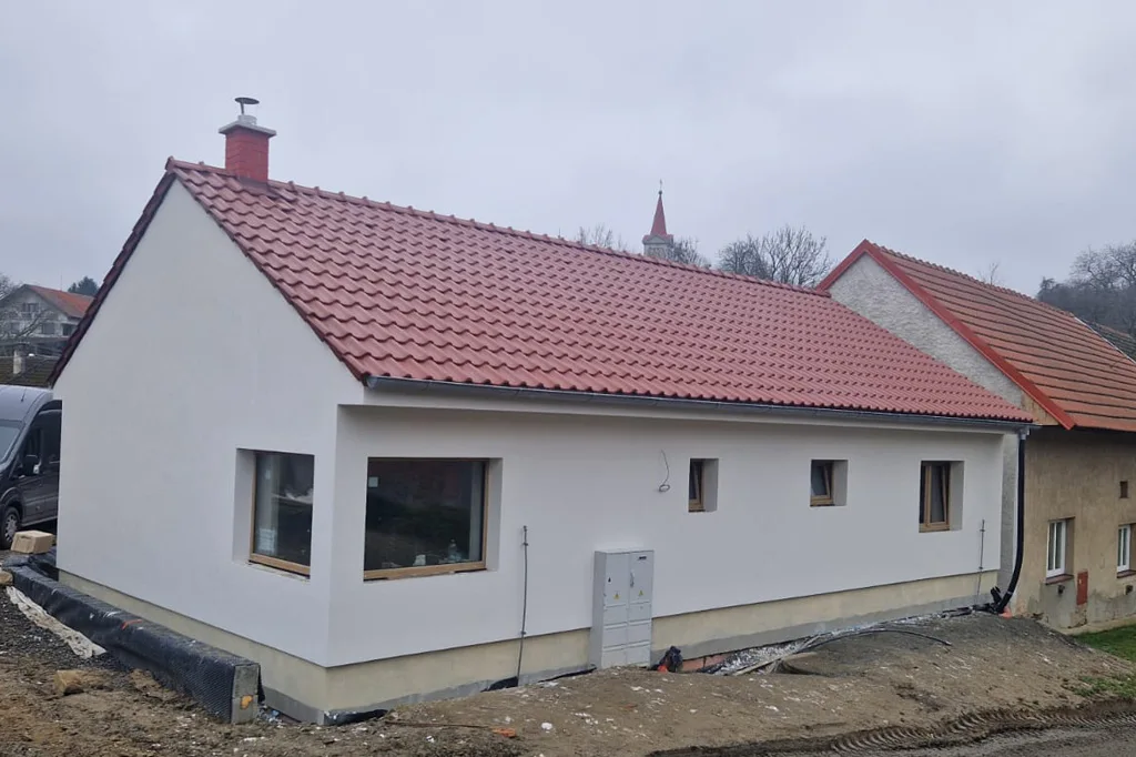 Fasáda budovy, realizace 3, Omitky Wodecki